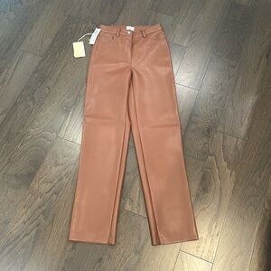 Aritzia, Wilfred Melina leather Pant size 0